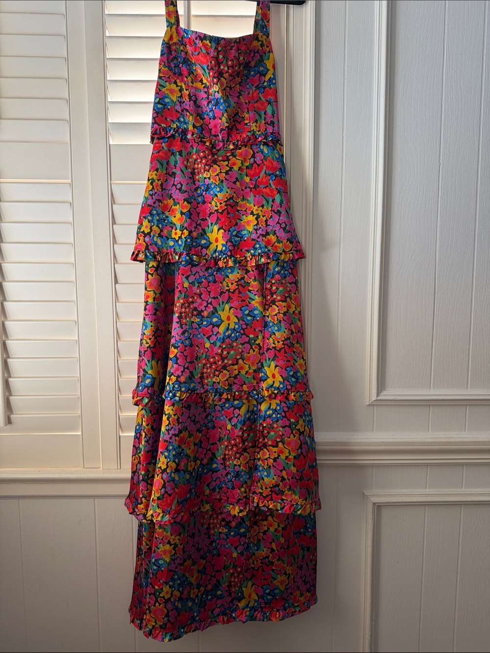 Show Me Your MuMu Lady Corset Dress in color garden glow luxe - Picture 13 of 14